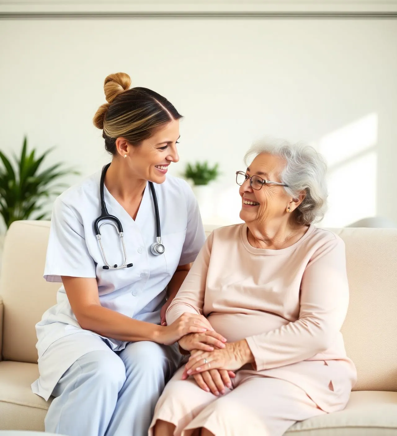 Patient souriant